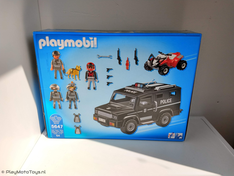 modstand Lav aftensmad mærke Playmobil 5647 | Speciale Politie eenheden set |MISB