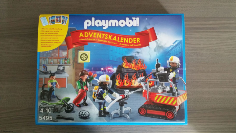 Beschrijving openbaar R Playmobil 5495|Kerst|Adventskalender|Brandweer