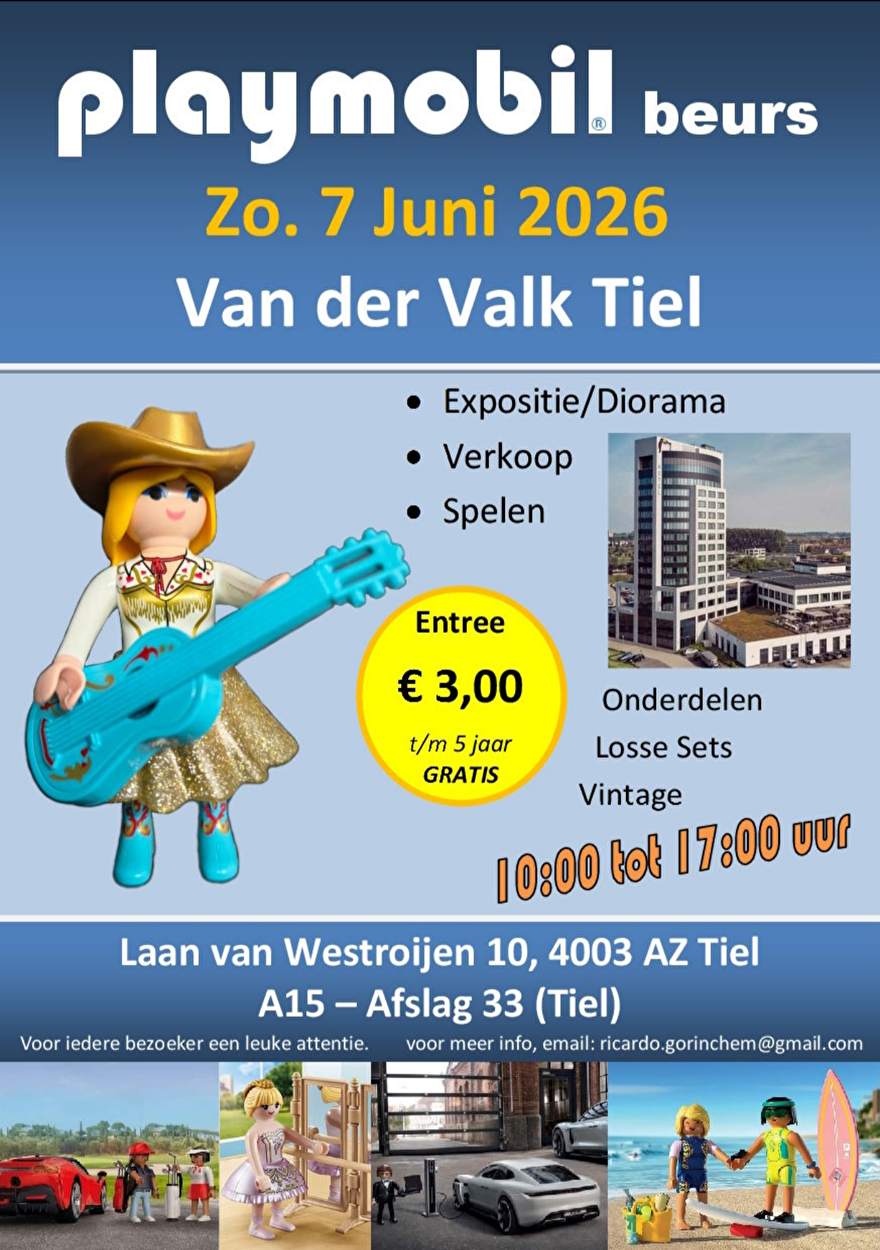 Playmobil beurs Tiel 2026