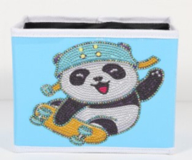 Diamond Painting Opbergdoos coole panda