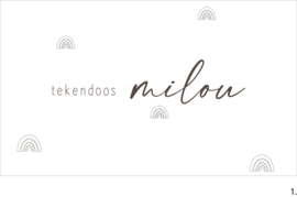 Teken- & kleurdoos | regenboogjes