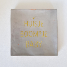 Keramieke tegeltjes | Huisje boompje baby