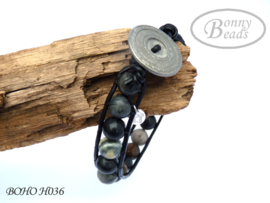 Armband met leer BOHO H036