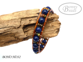 Armband met leer BOHO H032