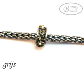 Rhinestone kraal BD4060-GRY