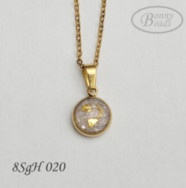 Stainless Steel hanger gold 8SgH 020