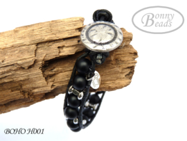 Armband met leer BOHO H001