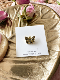 Pin Small | Een vlindertje van GOUD! per 6 stuks