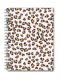 Notebook A5 Softcover | Pink Leopard per 6 stuks