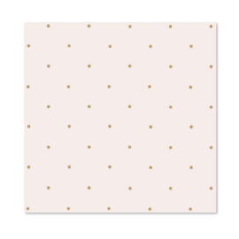 Inpakpapier per 10 rollen | Pink & Brown Dots