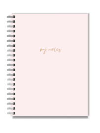 Notebook A5 Softcover | my Notes per 6 stuks
