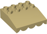 Lego Duplo dak, beige 8 noppen