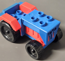 LEGO Duplo tractor blauw/rood B-KEUZE
