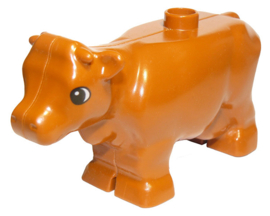 Lego Duplo dieren : volwassen koe licht bruin