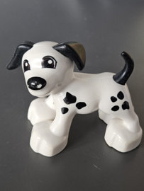 Lego Duplo Wit hondje met zwarte stippen