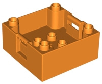 Duplo trein Cabine  - container oranje