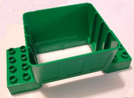 Laadbak Silo container groen