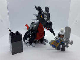 Lego Duplo zwarte draak 4784