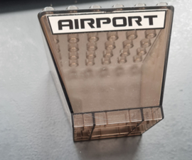 Lego Duplo uitkijktoren glas doorzichtig zwart 6361 AIRPORT