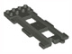 Lego Duplo trein rails eind stuk - stop - Donker  grijs 31442