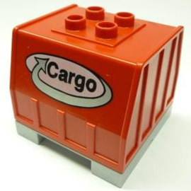Lego Duplo rode cargocontainer  42400c01pb01