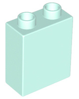 Duplo blokken 1x2x2 bouwstenen licht aqua 76371 nieuw