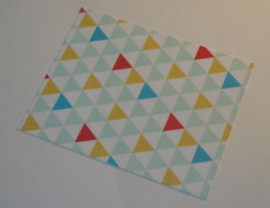Duplo deken 5x6 met driehoeken patroon blankie03pb06 nieuw