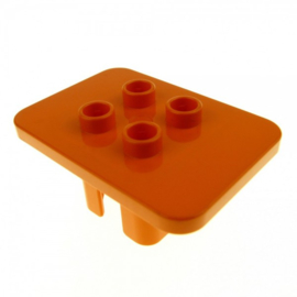 Lego Duplo Tafel oranje vierkant