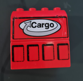 Lego Duplo rode 2-delige cargocontainer b-keuze