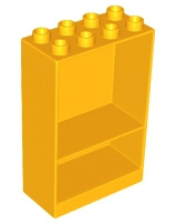 Duplo kast  licht oranje