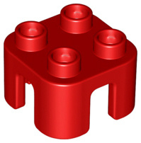 Lego Duplo Stoel rood 65273