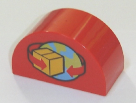 Lego Duplo steen 2x4x2  wereldpakketservice 31213pb018