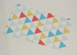 Duplo handdoek met gekleurde driehoeken nieuw