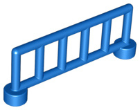 Lego Duplo hekje blauw met 6 staanders