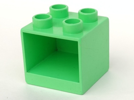 Lego Duplo kastje voor lade medium groen 4890