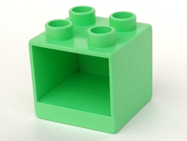 Duplo kastje voor lade medium groen 4890