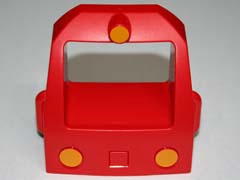 Lego Duplo trein voorkant rood