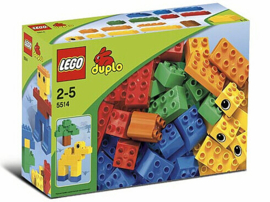 Harmonie Oh jee rekenkundig Duplo Lego bouwset Fun 5514, bouwstenen basisstenen met doos | Duplo blokken  - Bouwstenen | Tweemaal Lego Duplo