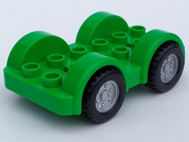 Lego Duplo auto basis 2 x 6 licht groen