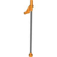 Lego Duplo slang zwart  met oranje uiteinde