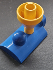 Lego Duplo stoomtrein voorkant bovenkant blauw/geel 4570c01