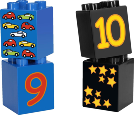 Lego Duplo spelen met getallen 5497