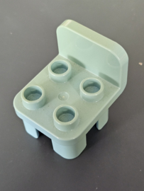 Lego Duplo stoel lichtblauw met ronde leuning 12651 b-keuze