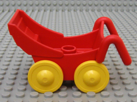 Lego Duplo Kinderwagen rood 4077c01