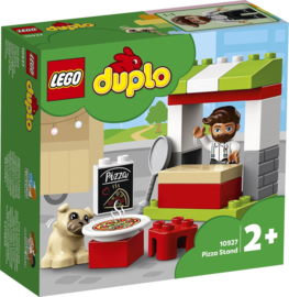 LEGO DUPLO Pizza Kraam - 10927 met doos