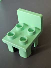 Lego Duplo onderdelen : stoel licht groen 6478