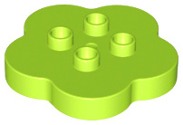 Duplo blok in bladvorm lime 15515