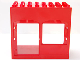 Lego DUPLO-gebouw 4 × 8 × 6 met voordeur en raam 6431