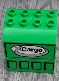 Lego Duplo groene 2-delige cargocontainer