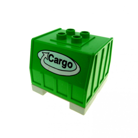Lego Duplo licht groene cargocontainer